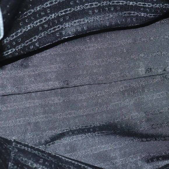 CELINE Tote Bag Leather Silver Auth 88261 - Picture 11 of 16